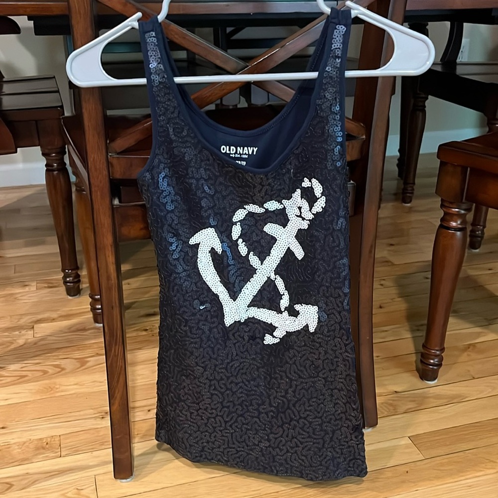 Old navy sparkly tank top